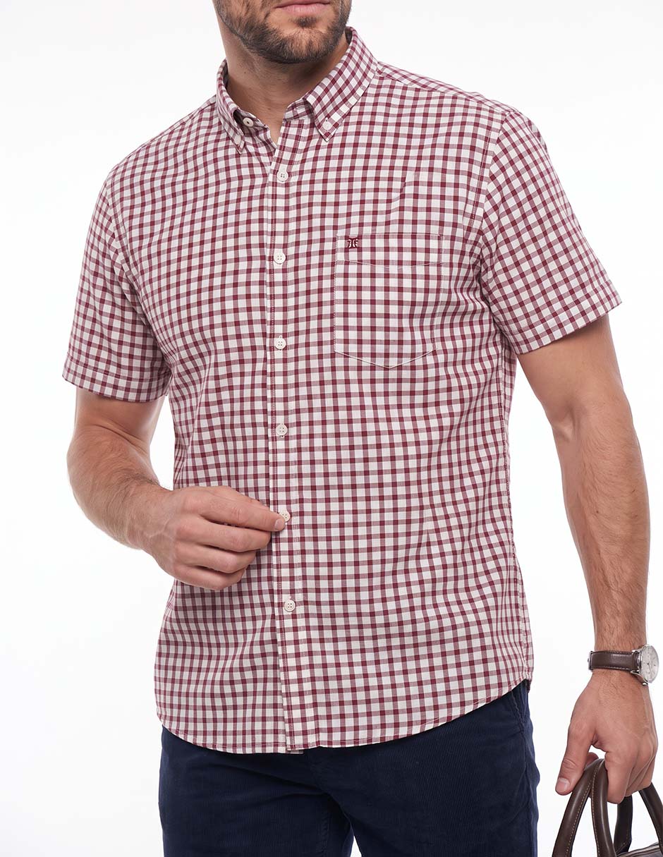Camisa/Sobrecamisa Casual de (si aplica) Algodón manga Corta para hombre 4