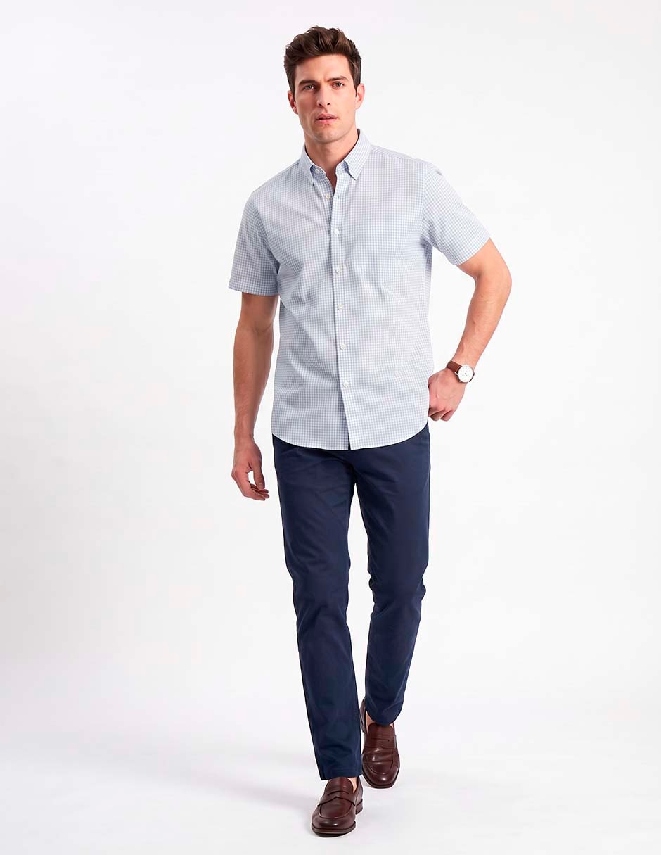 Camisa/Sobrecamisa Casual de (si aplica) Algodón manga Corta para hombre 3