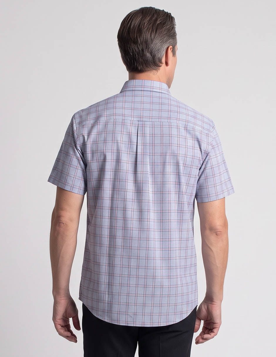 Camisa casual de algodón manga corta para hombre 2