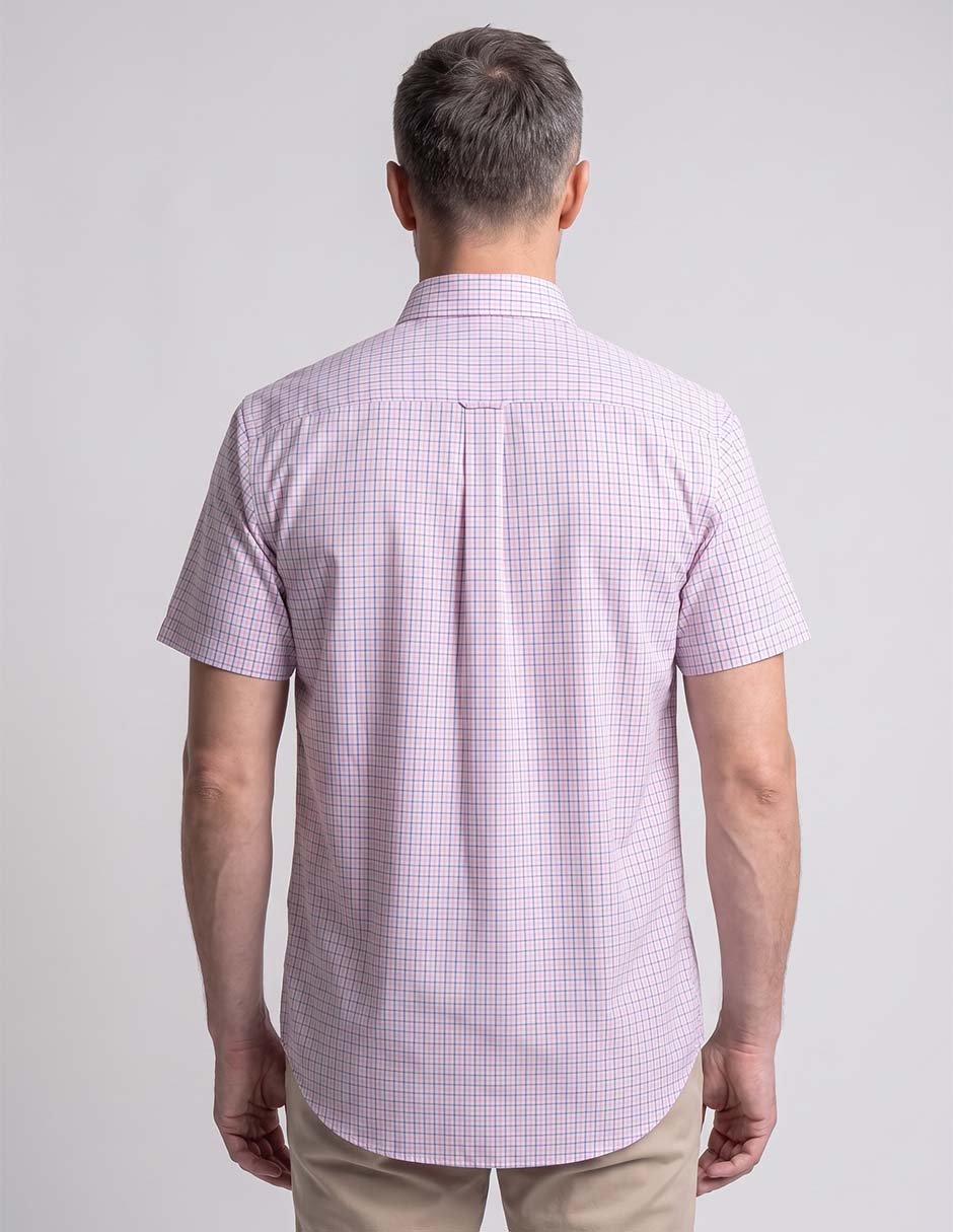 Camisa casual de algodón manga corta para hombre 2