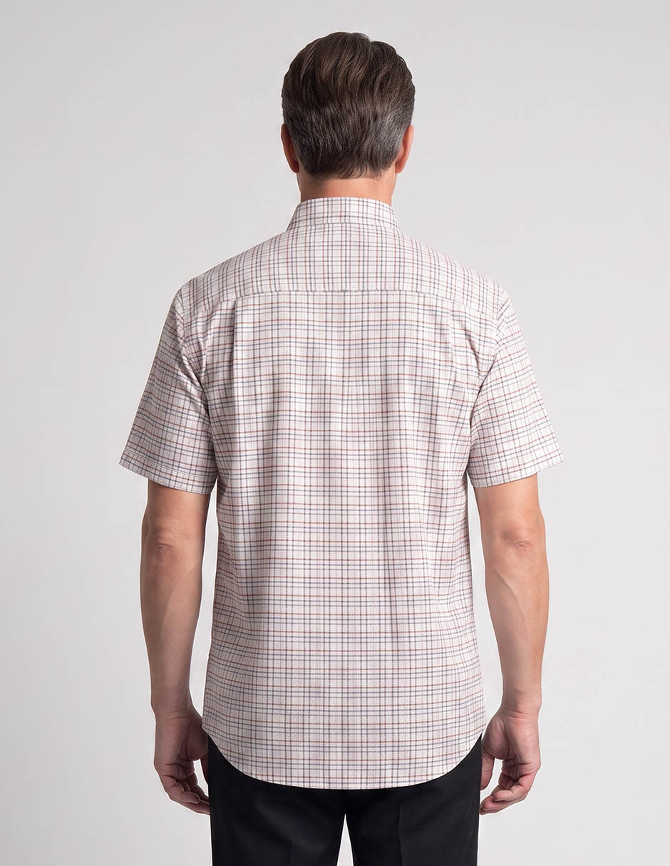 Camisa casual de algodón manga corta para hombre 2