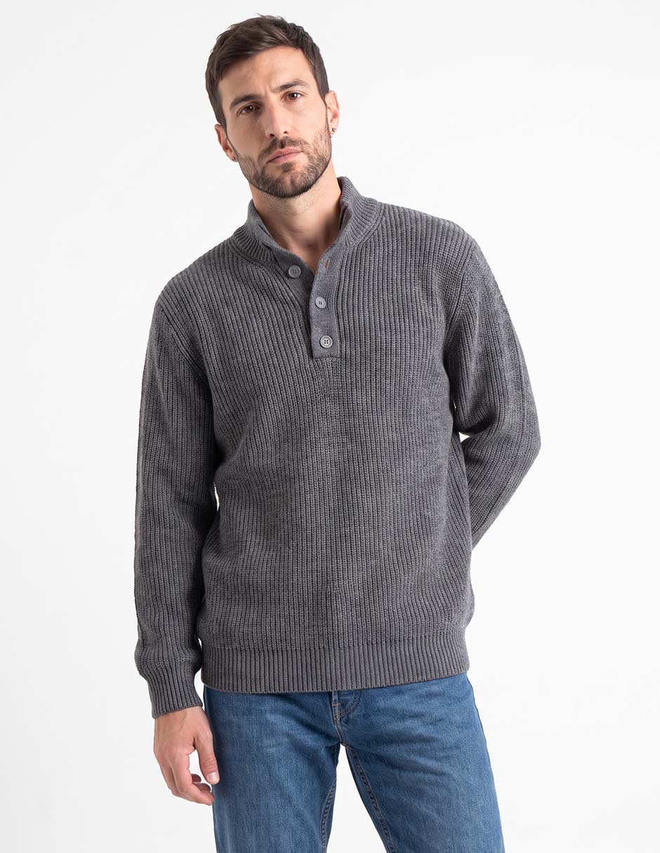 Suéter cuello alto para hombre