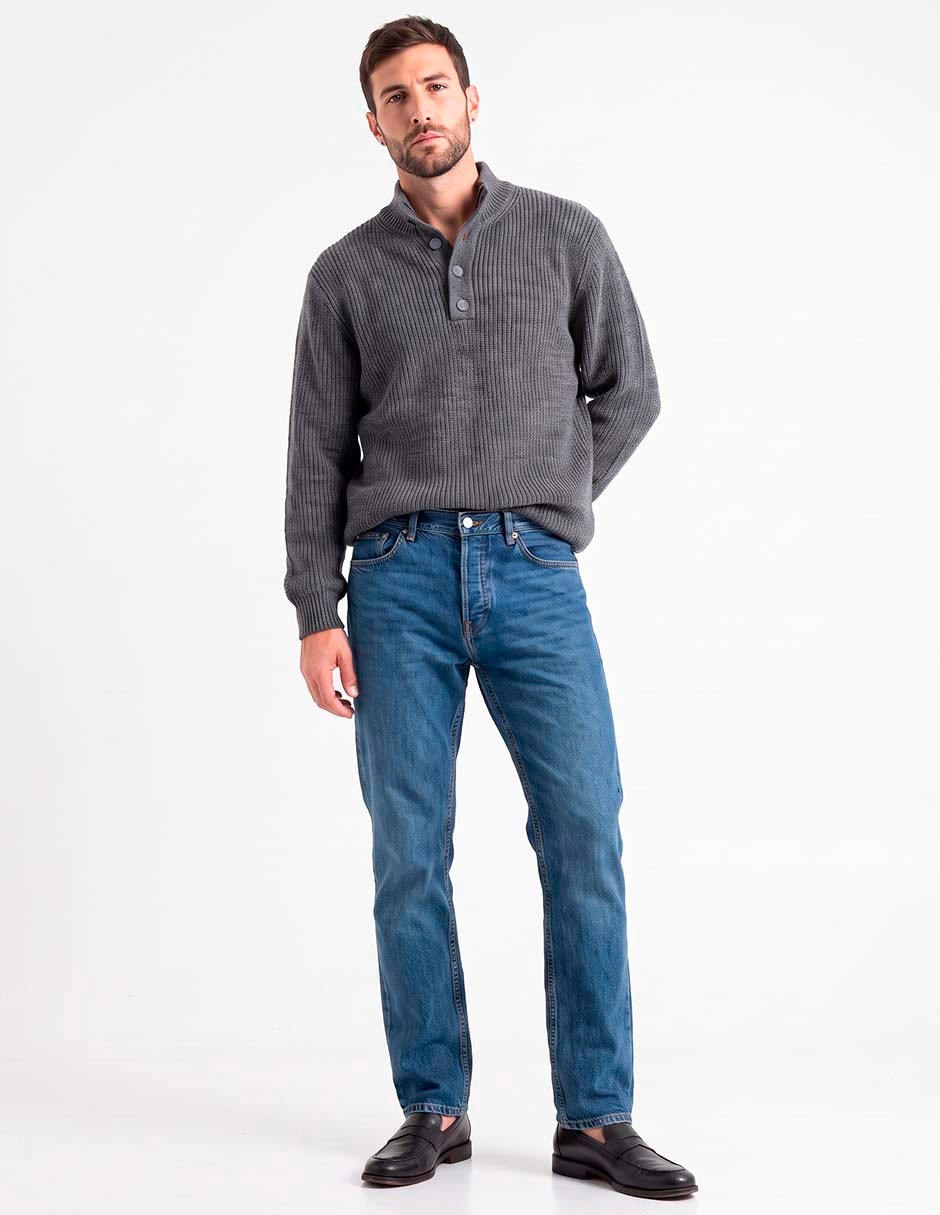 Suéter cuello alto para hombre 4