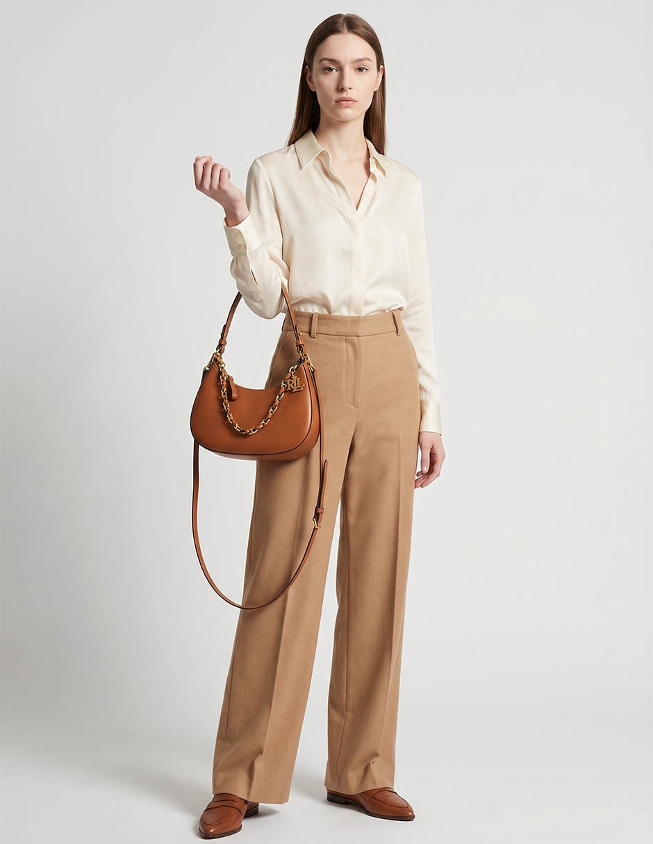 Bolsa crossbody de cuero para mujer 10