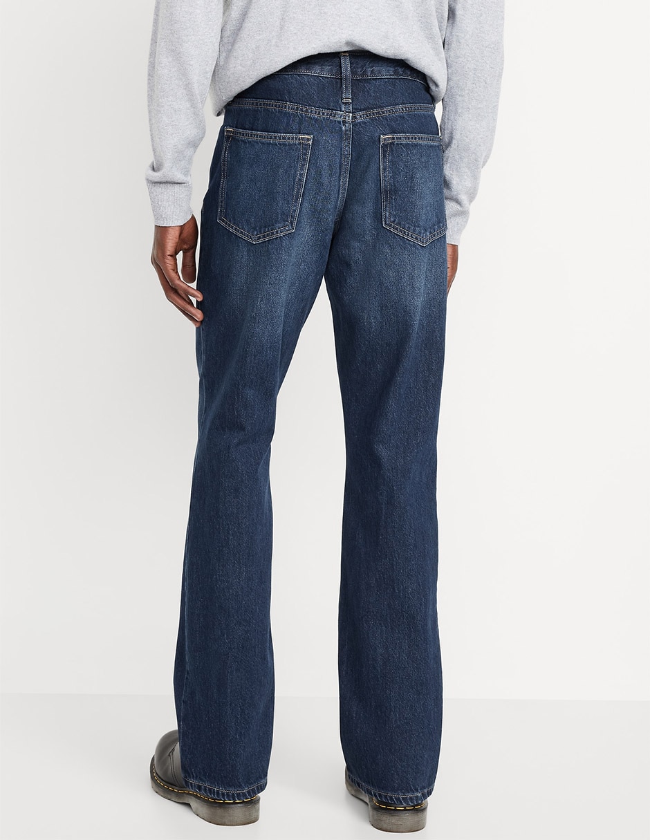 Jeans regular lavado medio para hombre 2