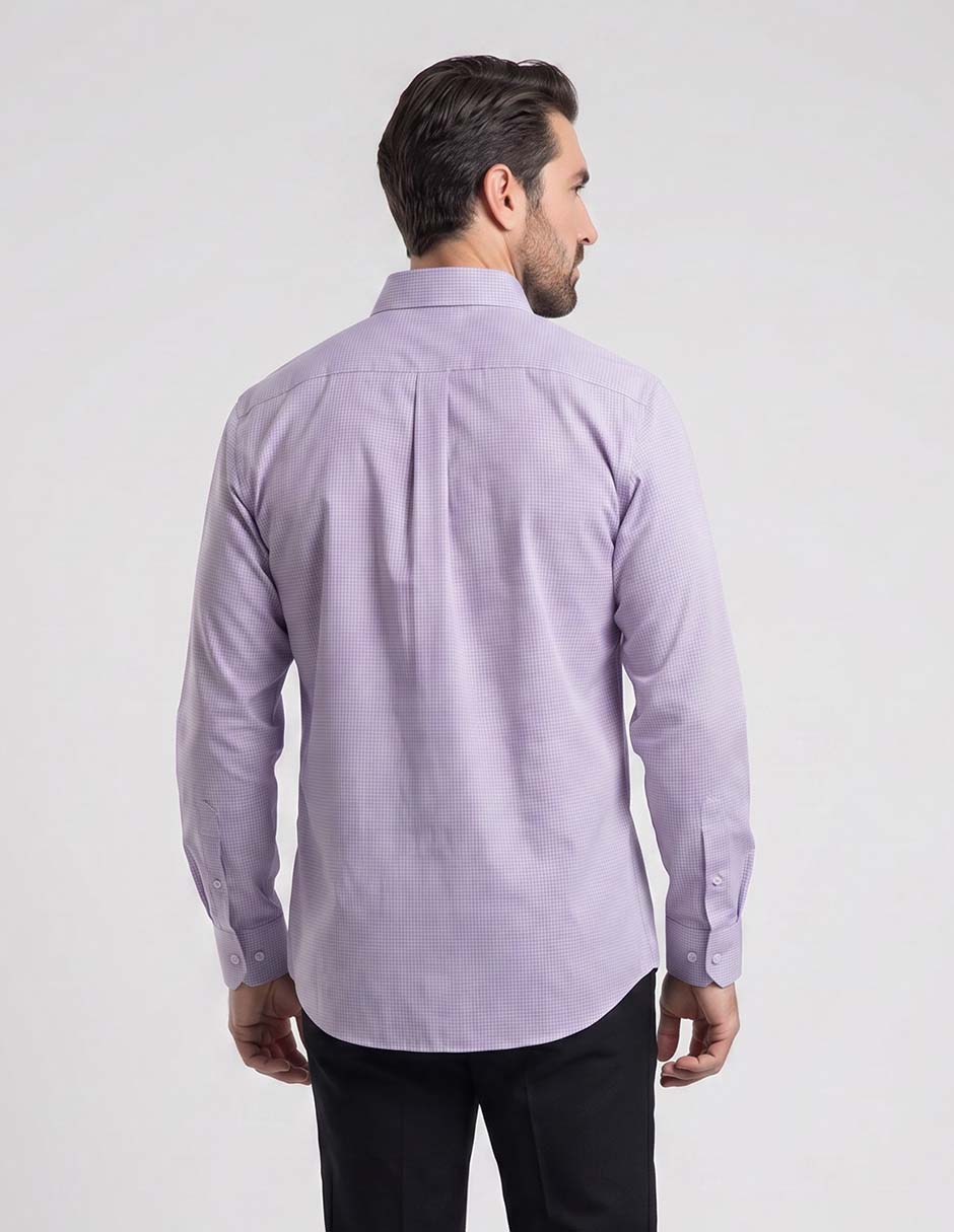 Camisa casual regent street manga larga para hombre