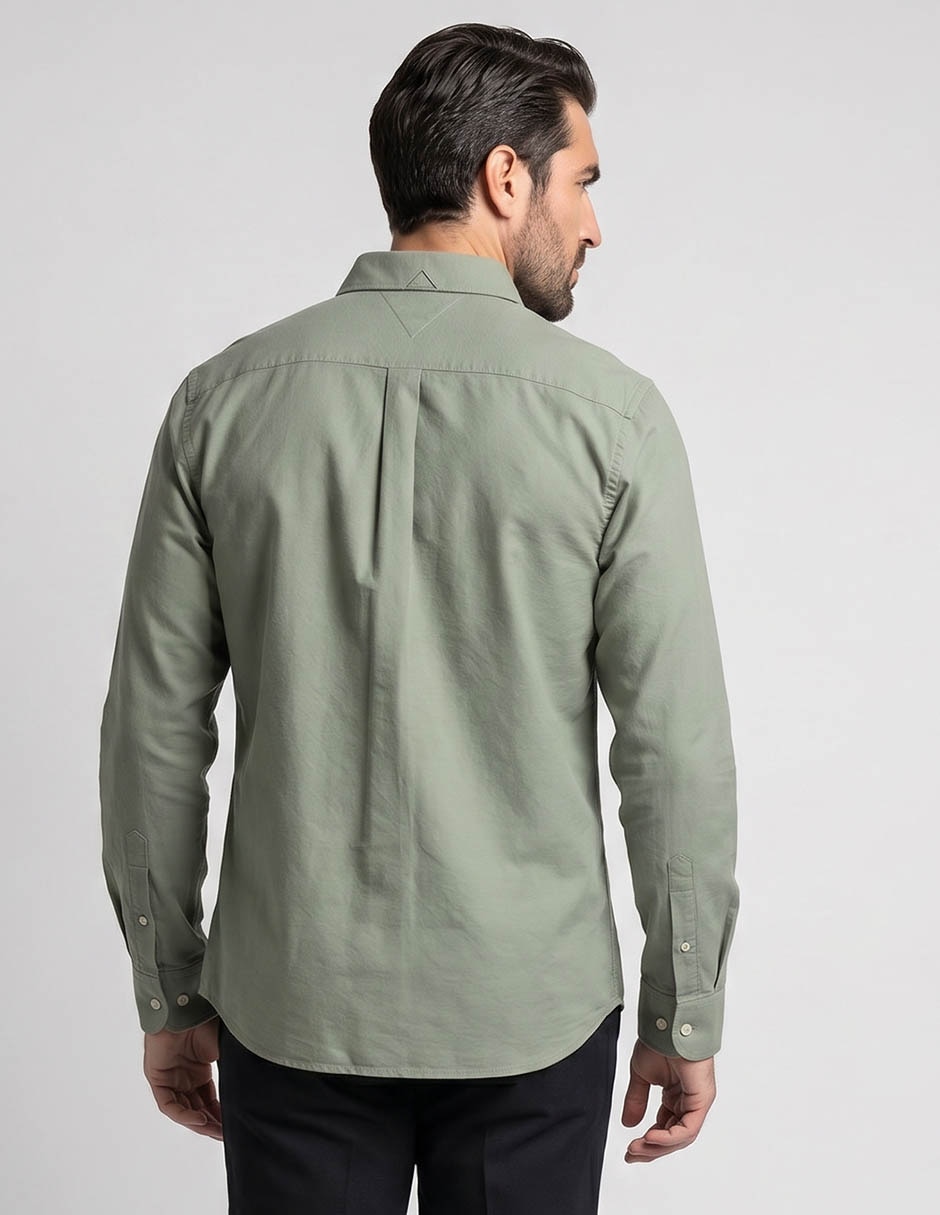 Camisa casual Regent Street manga larga para hombre