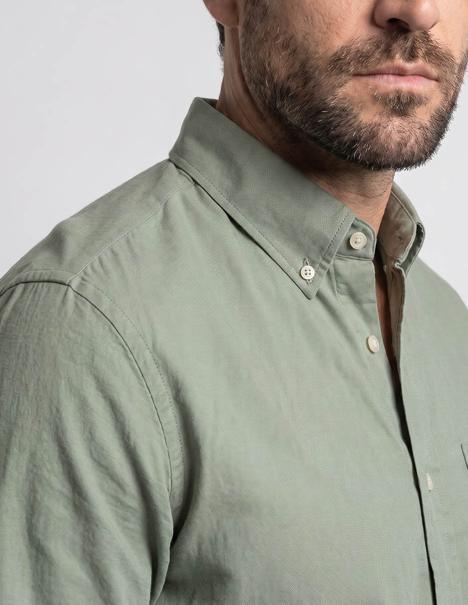 Camisa casual Regent Street manga larga para hombre