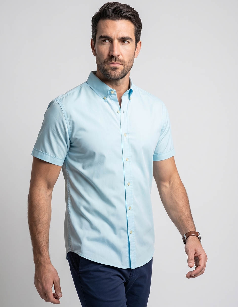 Camisa casual Regent Street manga corta para hombre