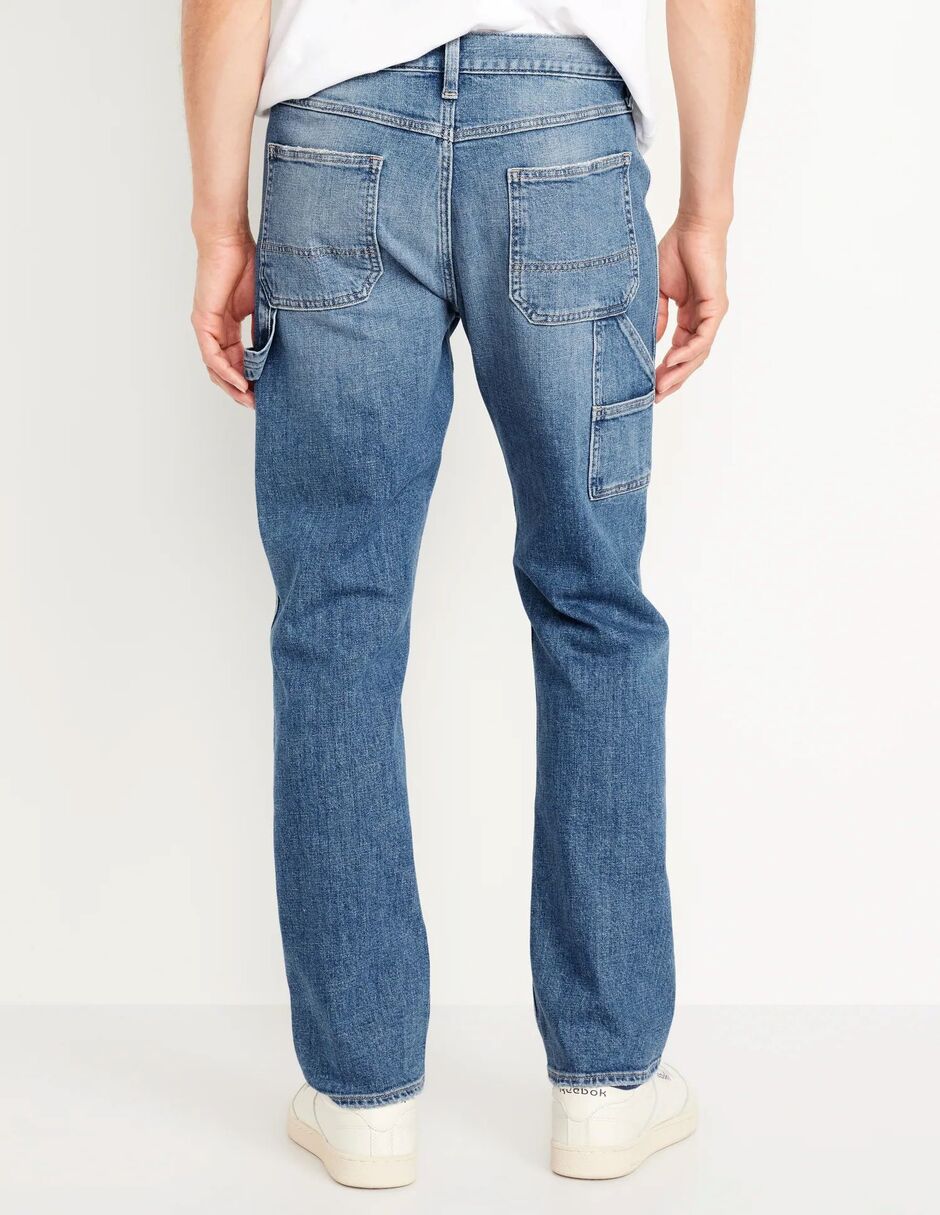 Jeans regular lavado medio para hombre 2