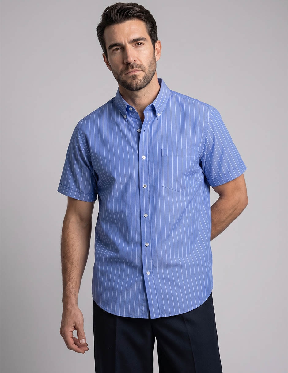 Camisa casual Regent Street manga corta para hombre