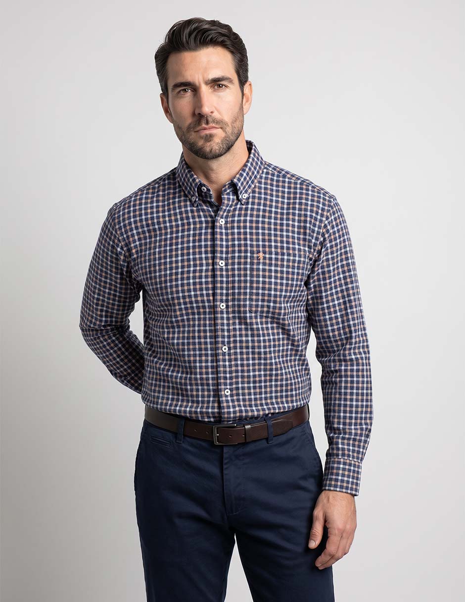 Camisa casual manga larga para hombre Camisa casual manga larga para hombre