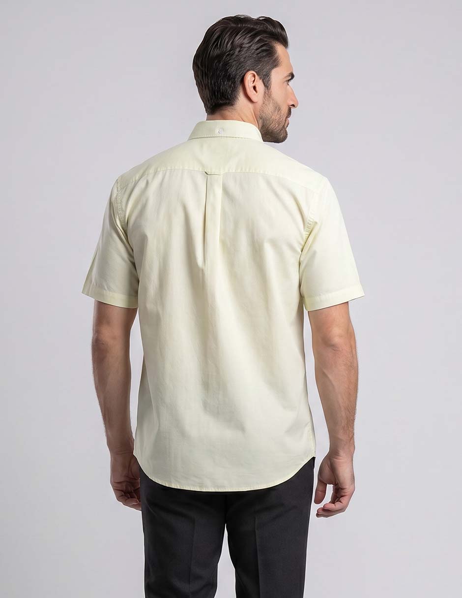 Camisa casual Cavalatti manga corta para hombre
