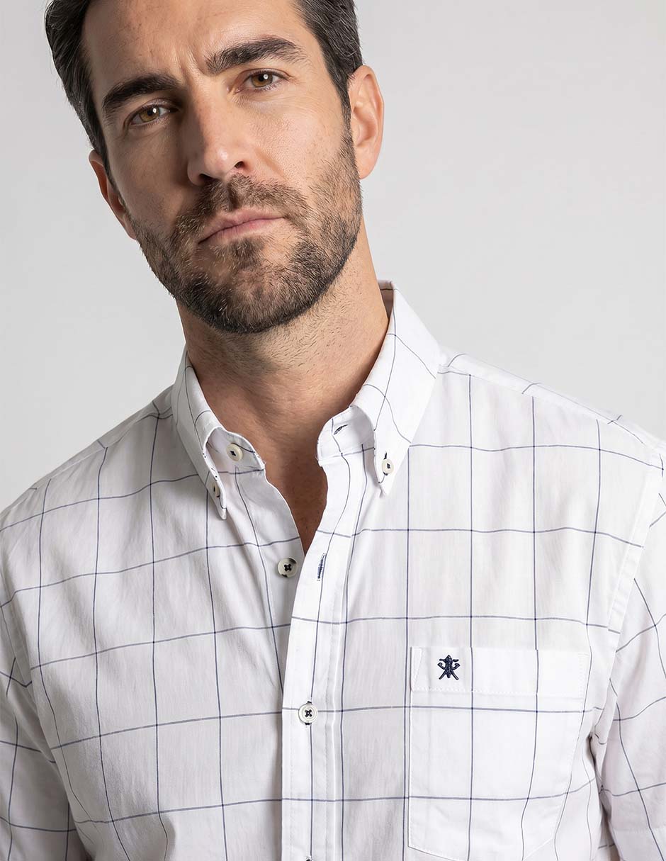 Camisa casual manga corta para hombre 3