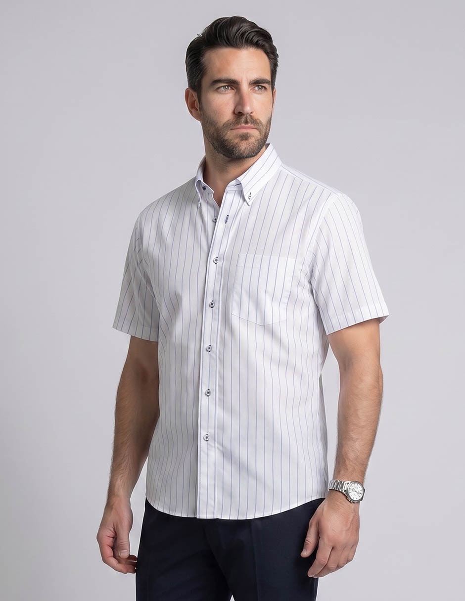 Camisa casual Regent Street manga corta para hombre