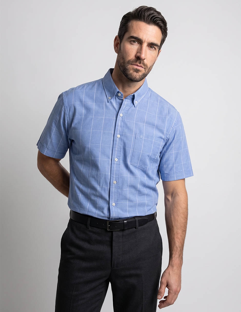 Camisa casual manga corta para hombre Camisa casual manga corta para hombre