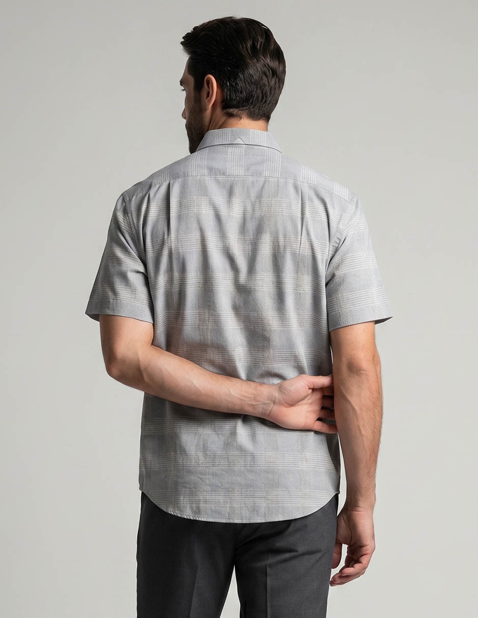Camisa casual manga corta para hombre 2
