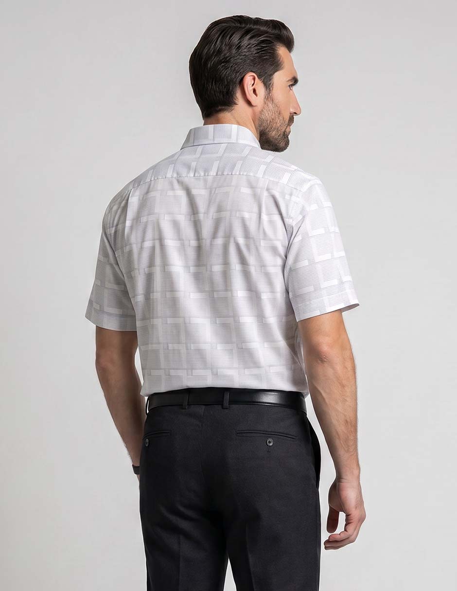 Camisa casual Cavalatti manga corta para hombre