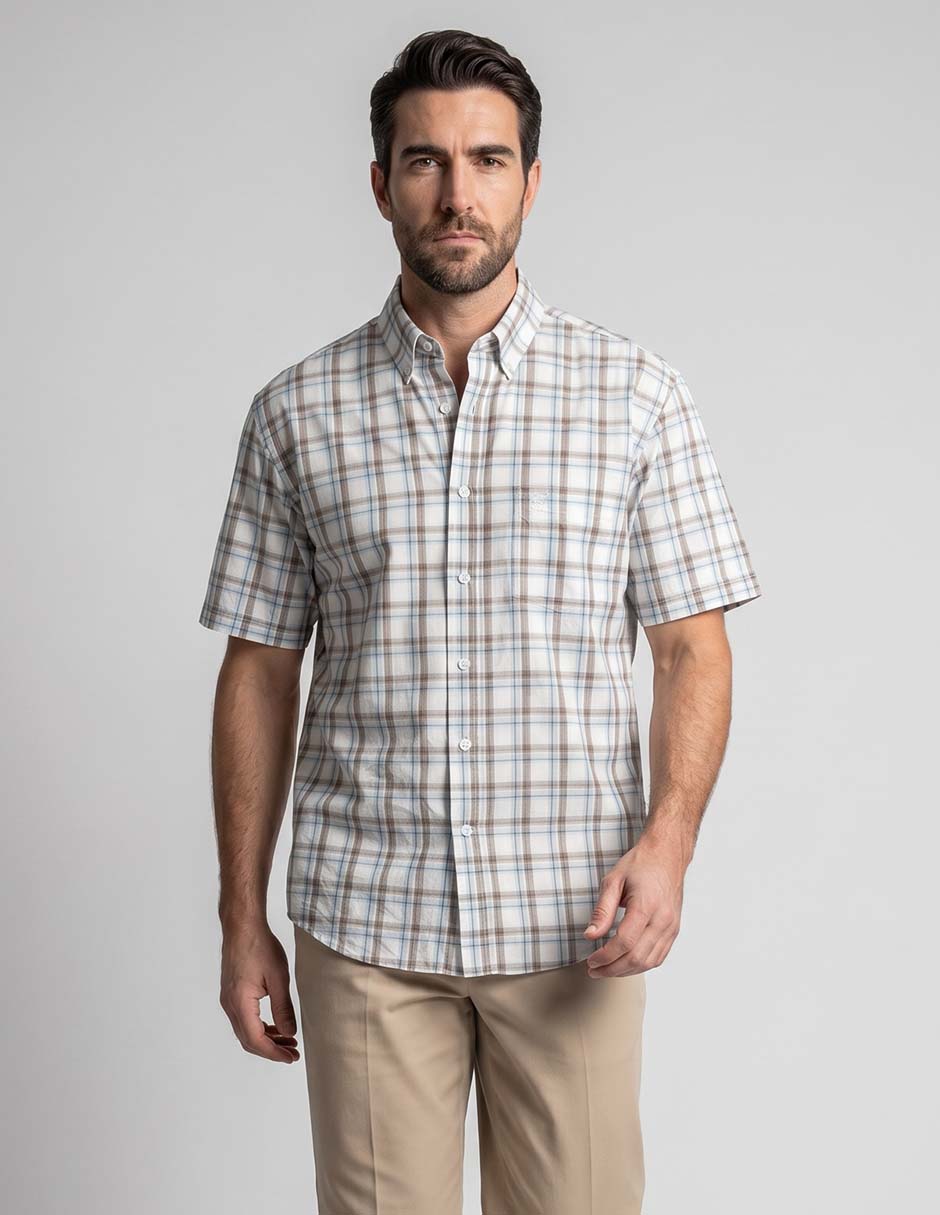 Camisa casual manga corta para hombre Camisa casual manga corta para hombre