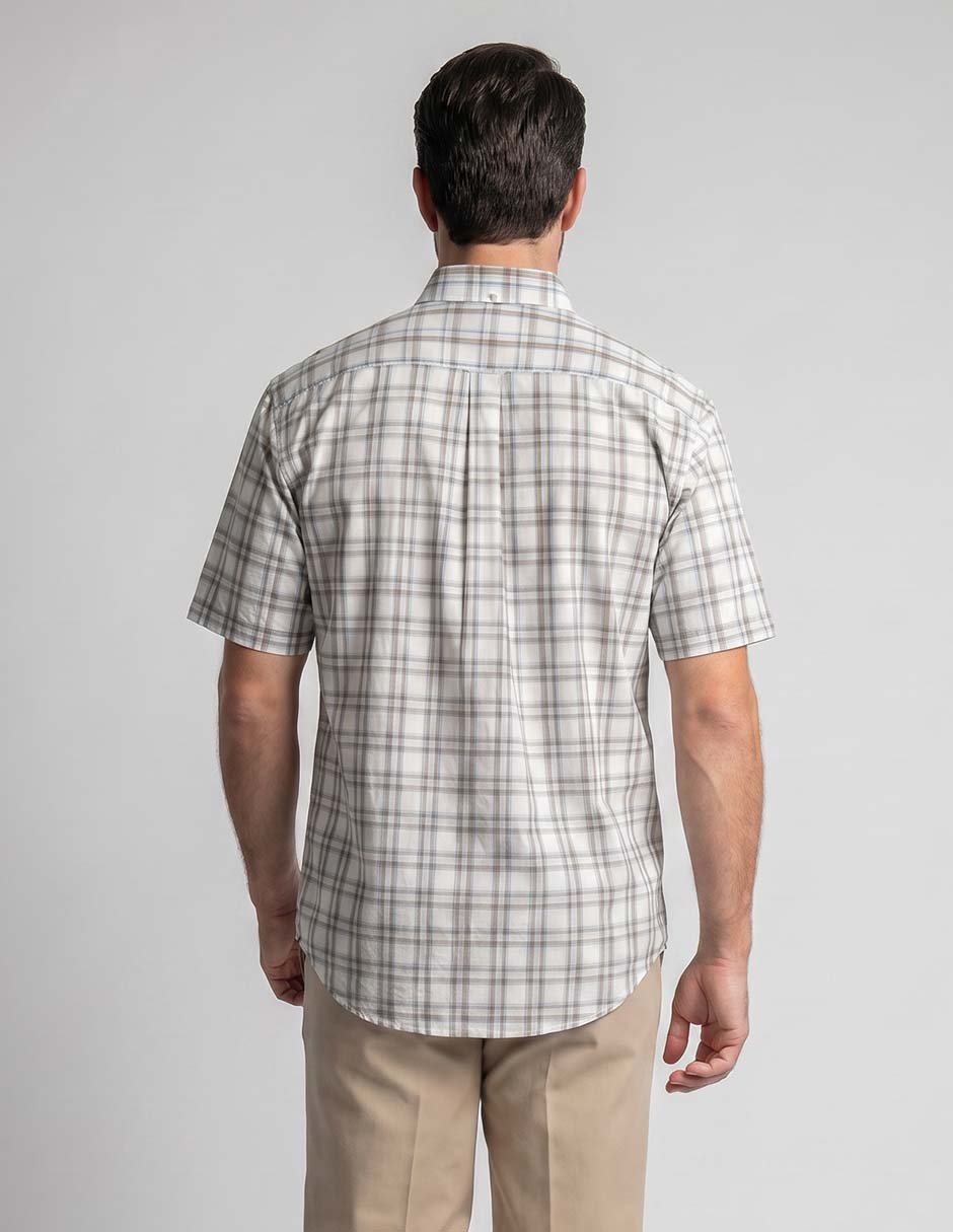 Camisa casual Cavalatti manga corta para hombre