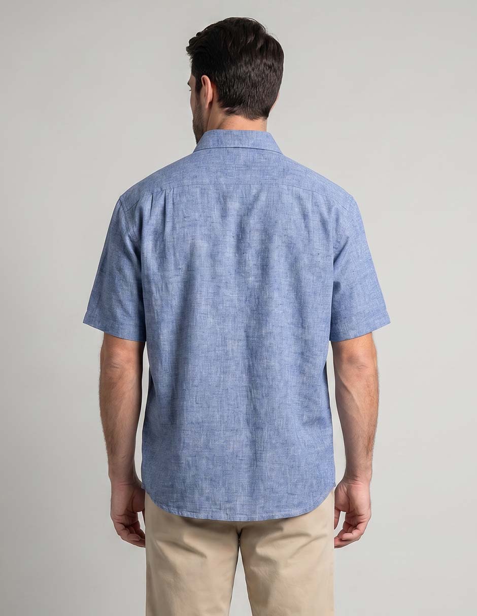 Camisa casual manga corta para hombre 2