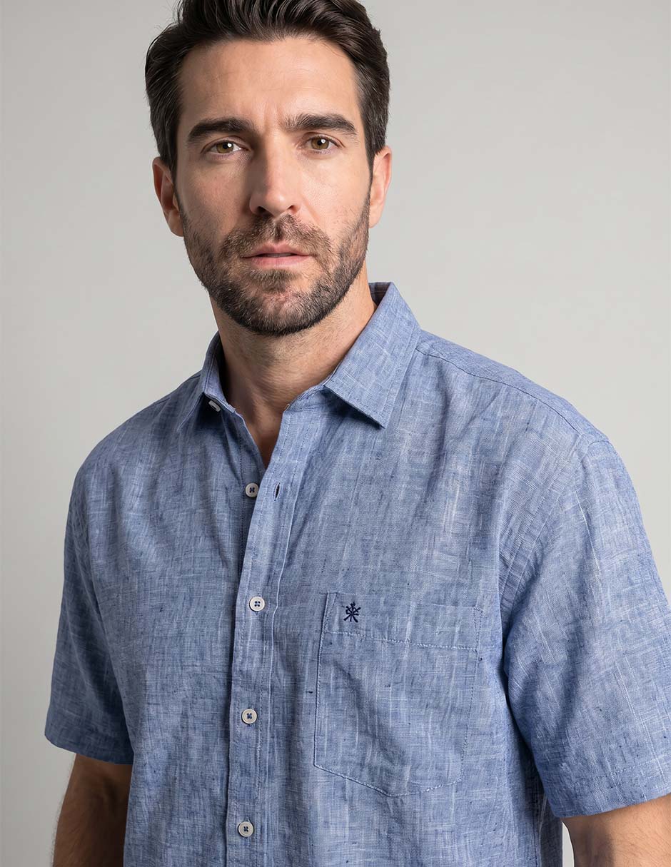 Camisa casual manga corta para hombre 3