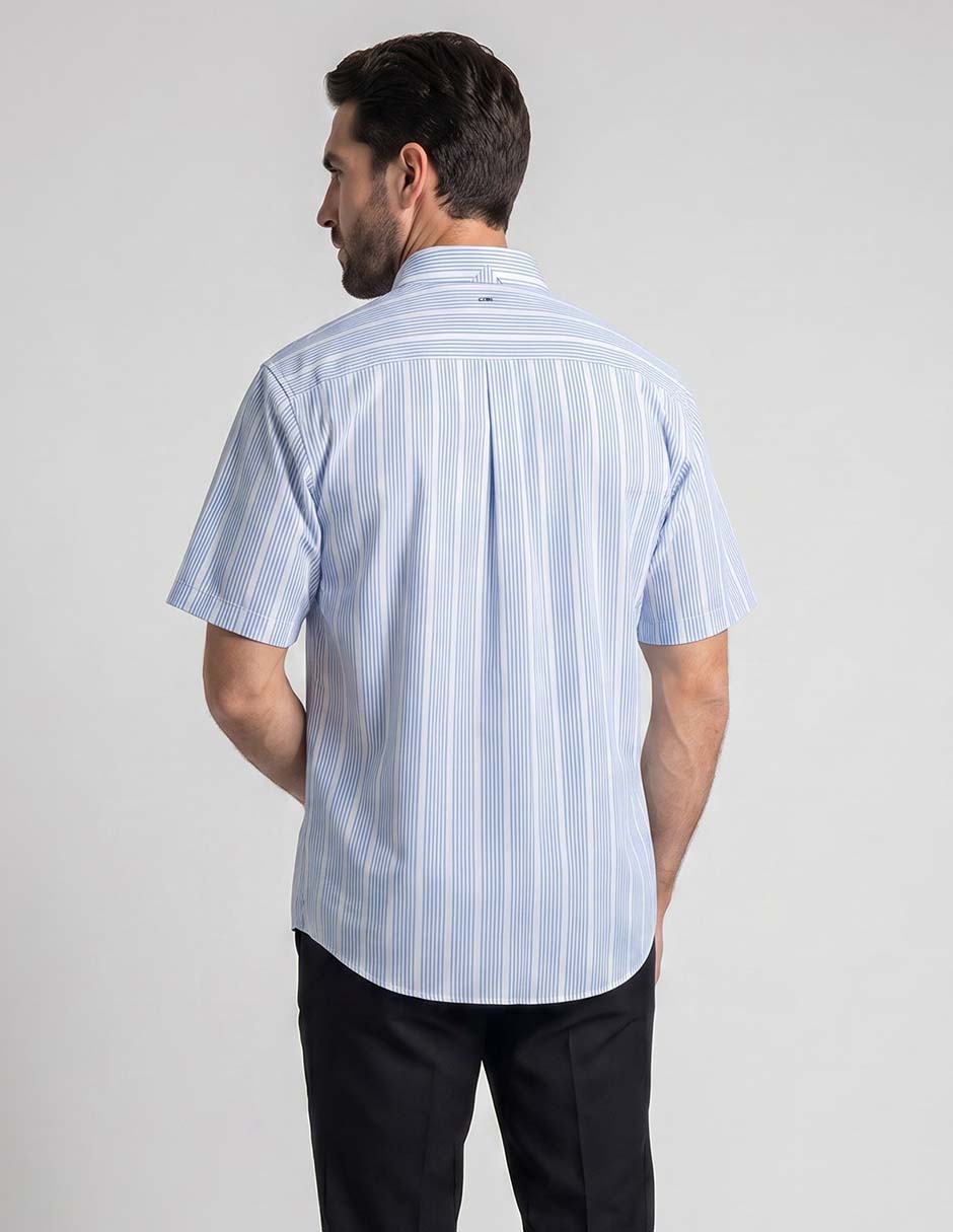 Camisa casual de algodón manga corta para hombre 3