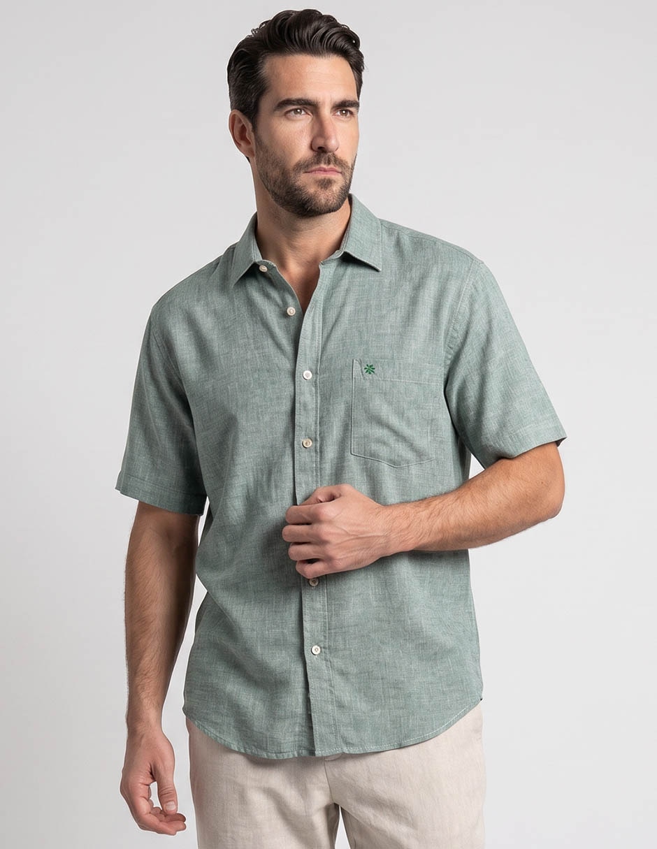 Camisa casual manga corta para hombre Camisa casual manga corta para hombre