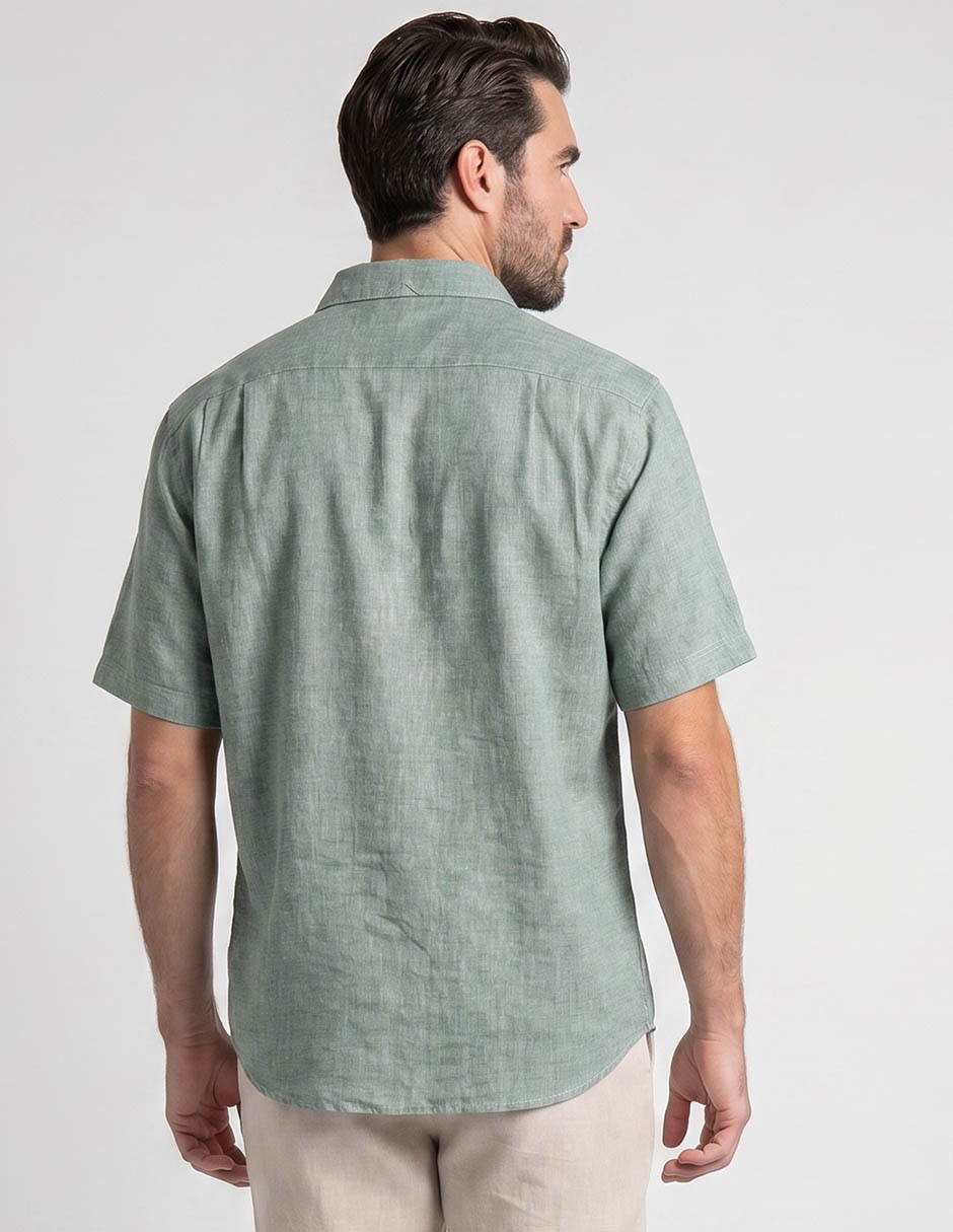 Camisa casual manga corta para hombre 2