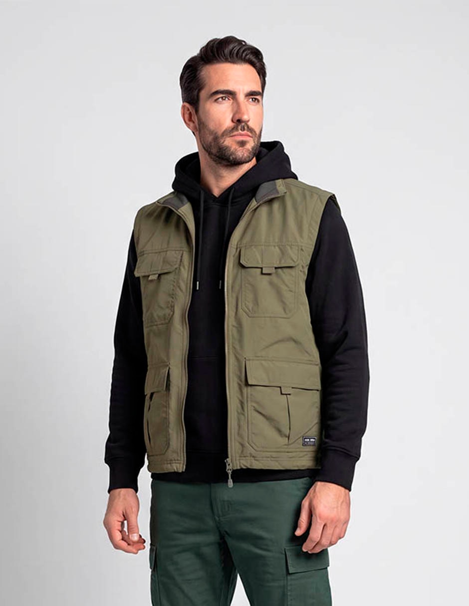 Chaleco con bolsillos para hombre Chaleco con bolsillos para hombre