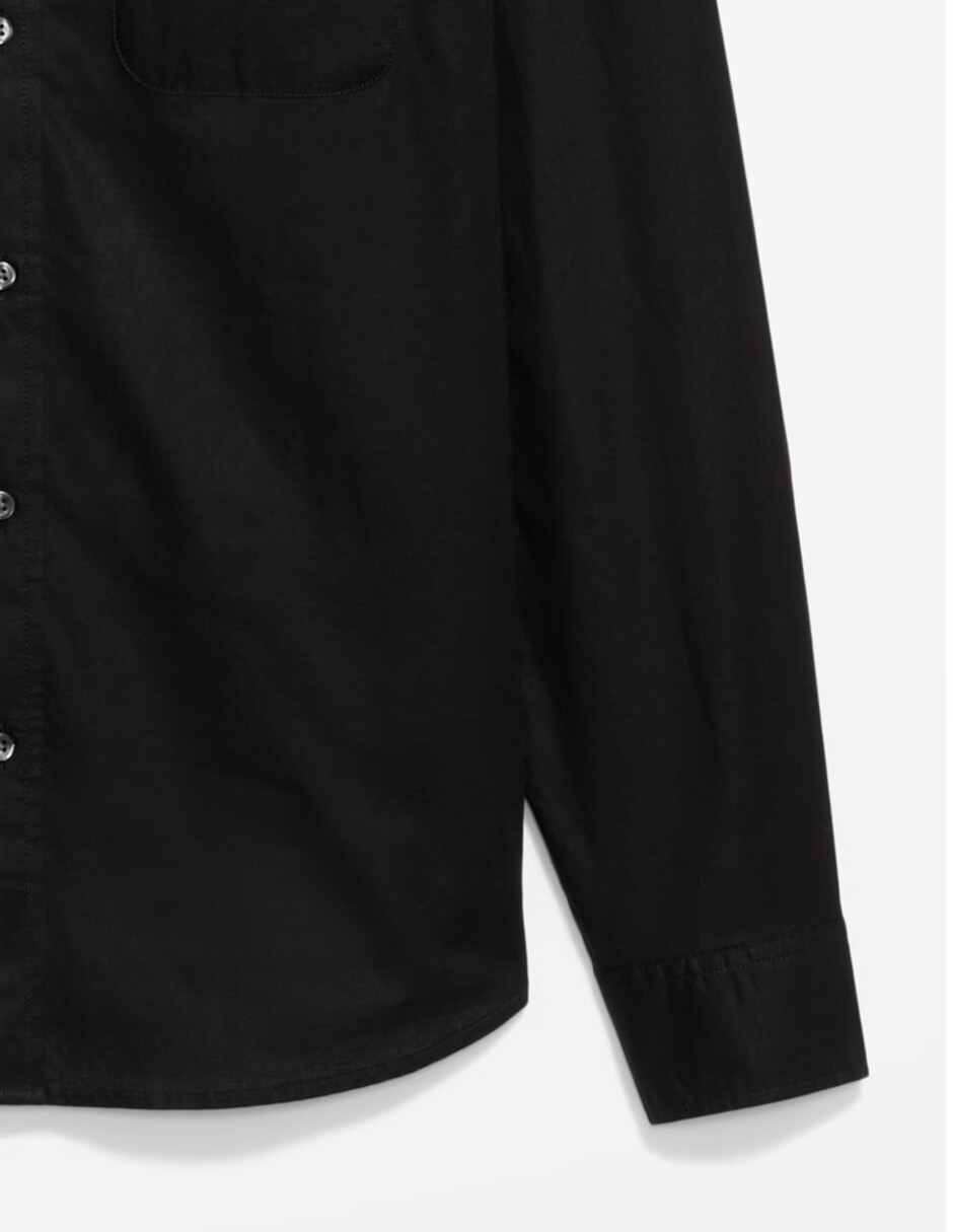 Camisa casual OLD NAVY de algodón manga larga para hombre
