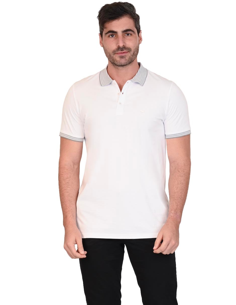 Playera tipo polo polo manga corta namia para hombre