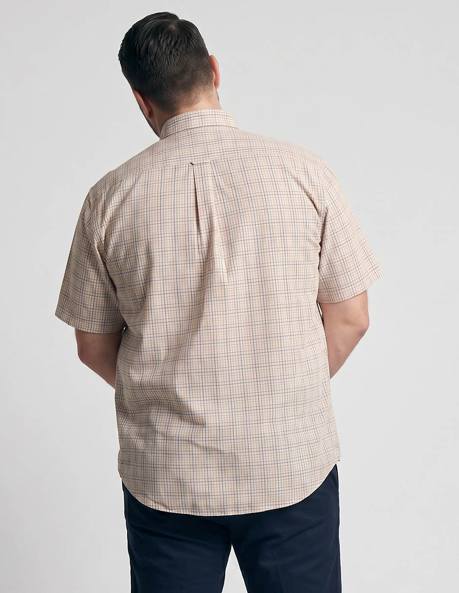 Camisa casual de algodón manga corta para hombre 2