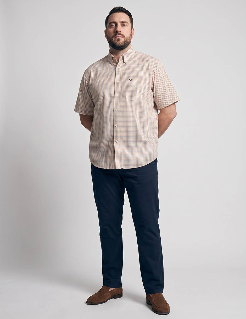 Camisa casual de algodón manga corta para hombre 3