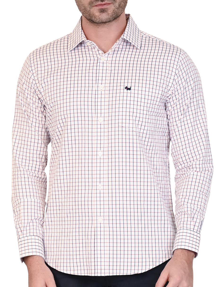 Camisa casual de algodón manga larga para hombre 3