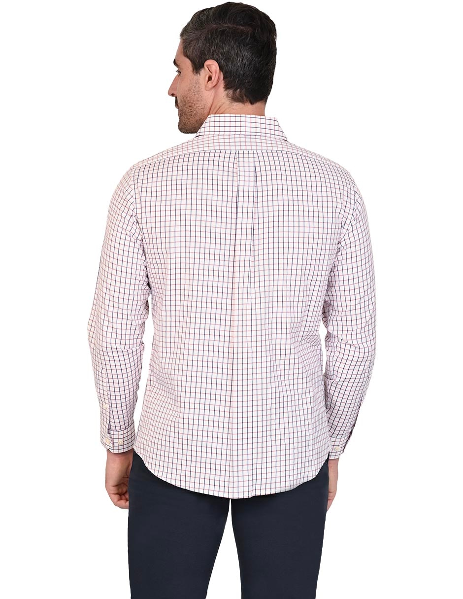 Camisa casual de algodón manga larga para hombre 4