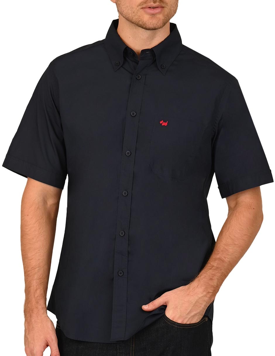 Camisa casual de algodón manga corta para hombre 3