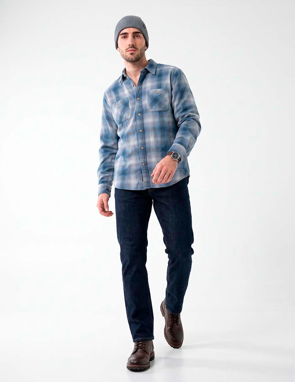 Camisa casual manga larga para hombre Camisa casual manga larga para hombre