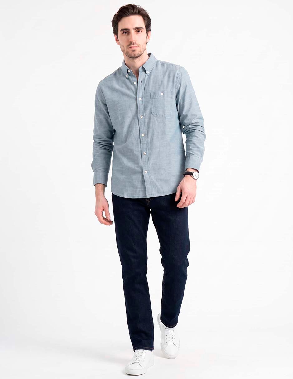 Camisa casual manga larga para hombre Camisa casual manga larga para hombre