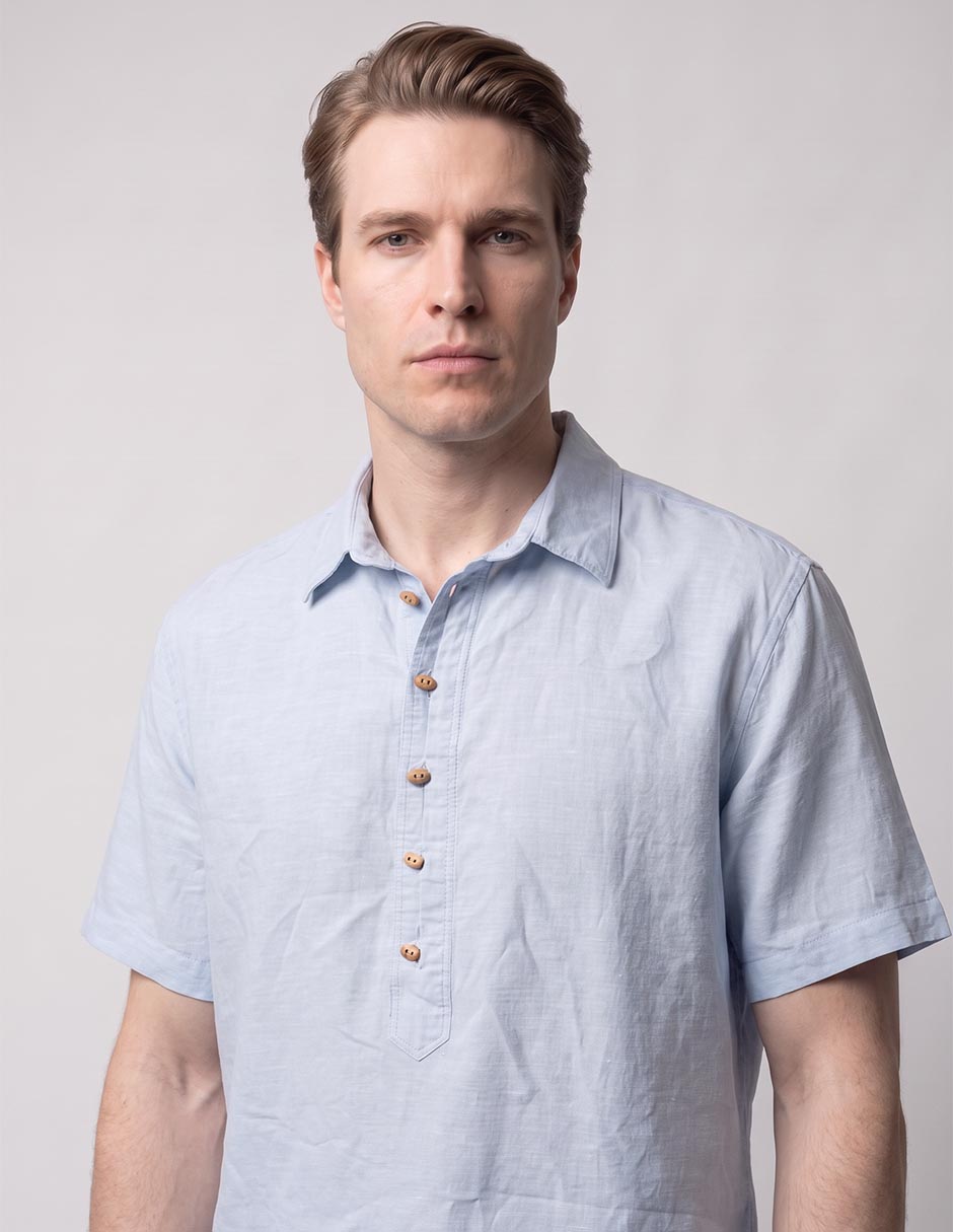 Camisa de vestir manga corta para hombre 2
