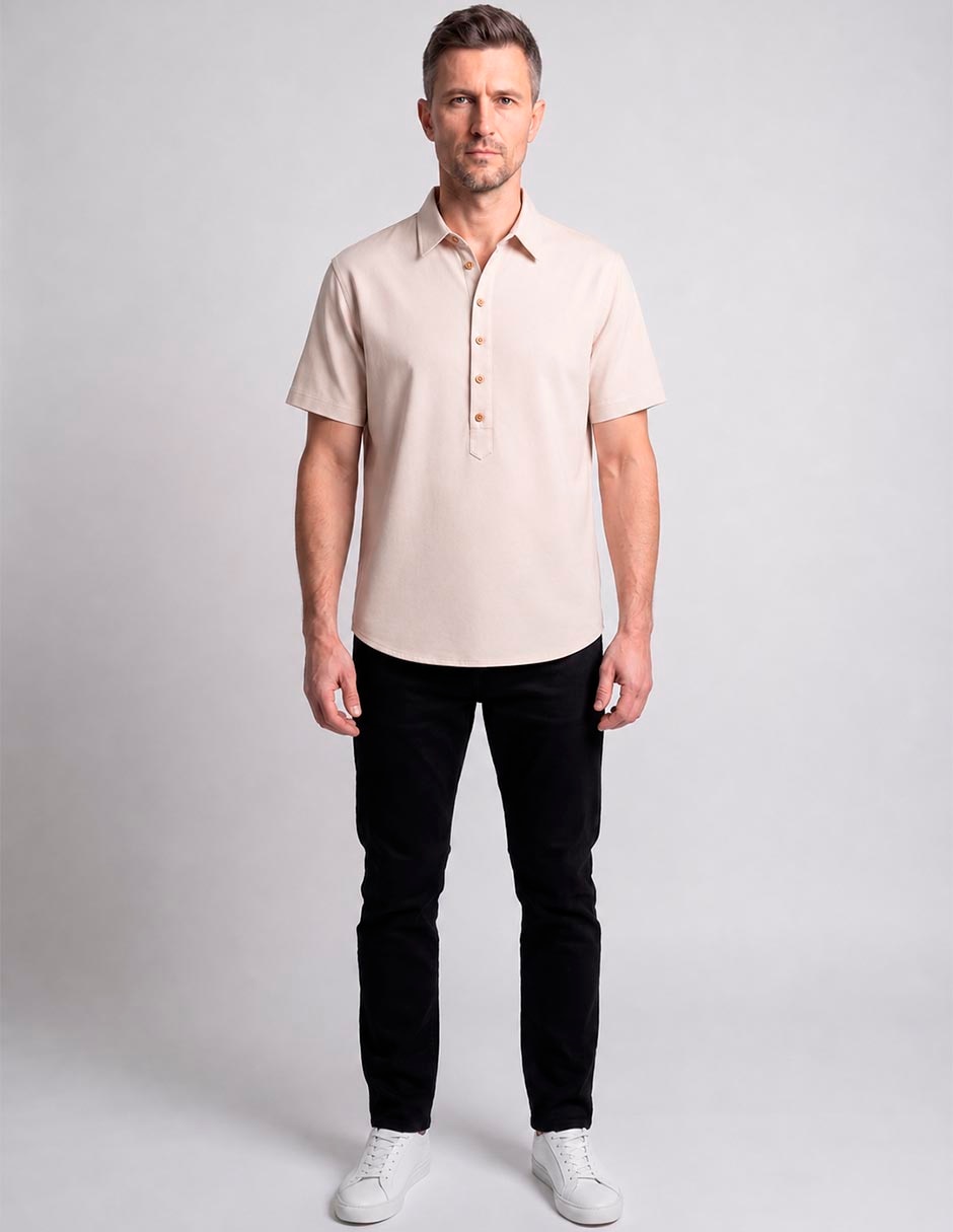 Camisa casual manga corta para hombre Camisa casual manga corta para hombre