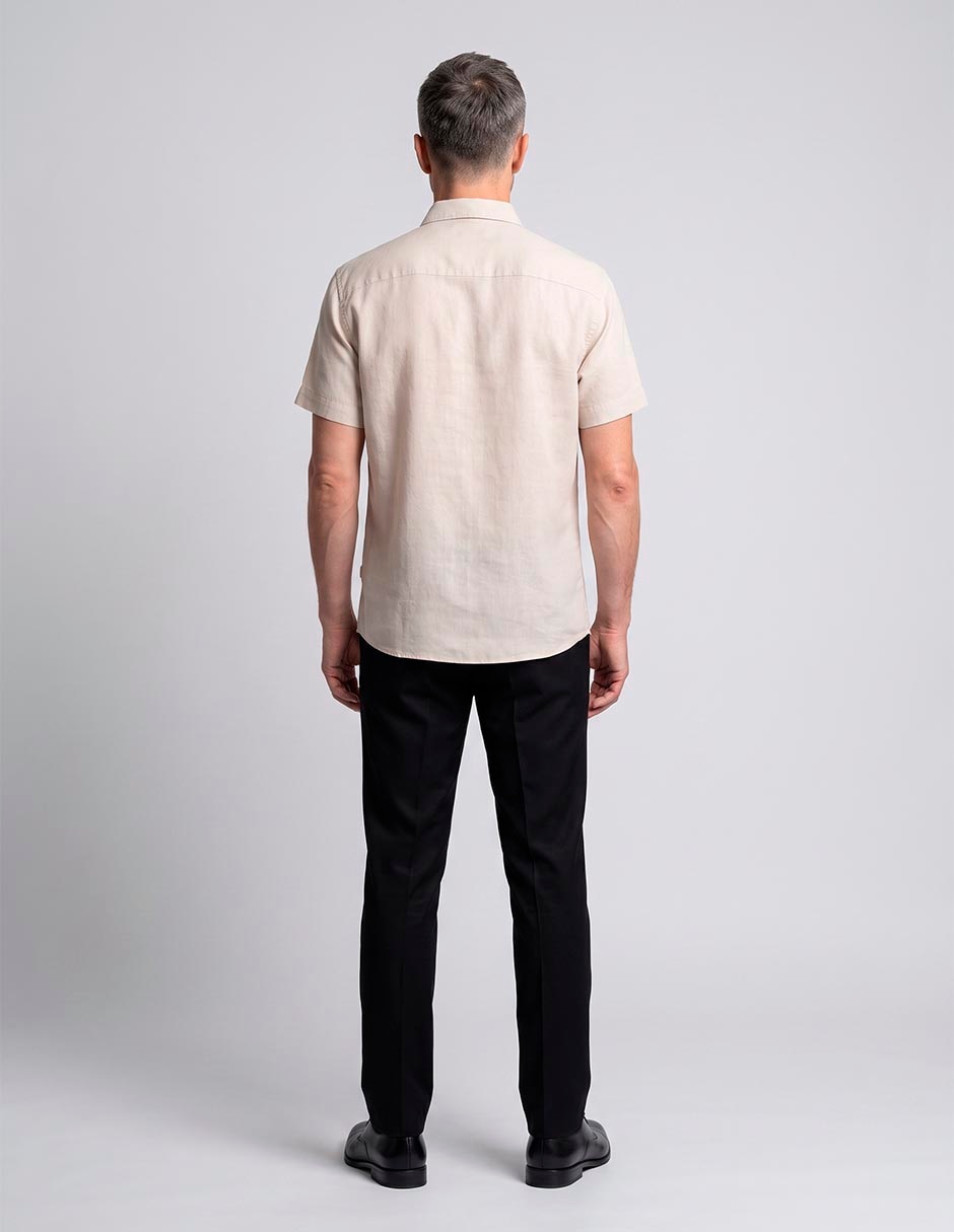 Camisa casual manga corta para hombre 3