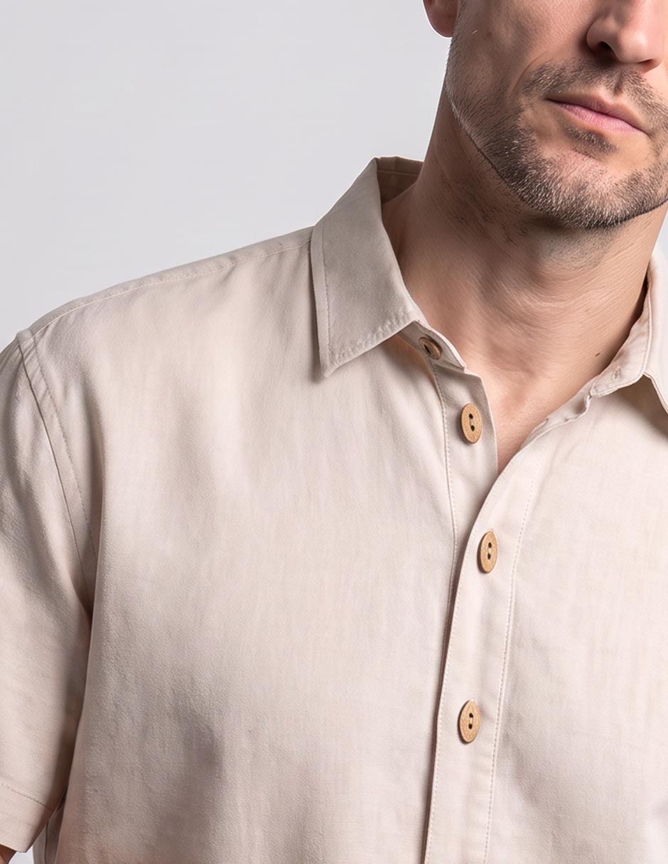 Camisa casual manga corta para hombre 2