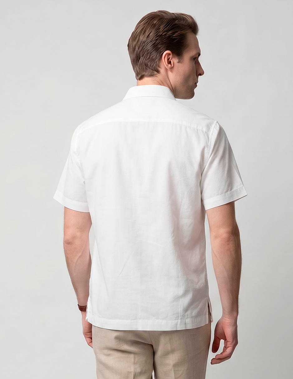 Guayabera manga corta para hombre 2