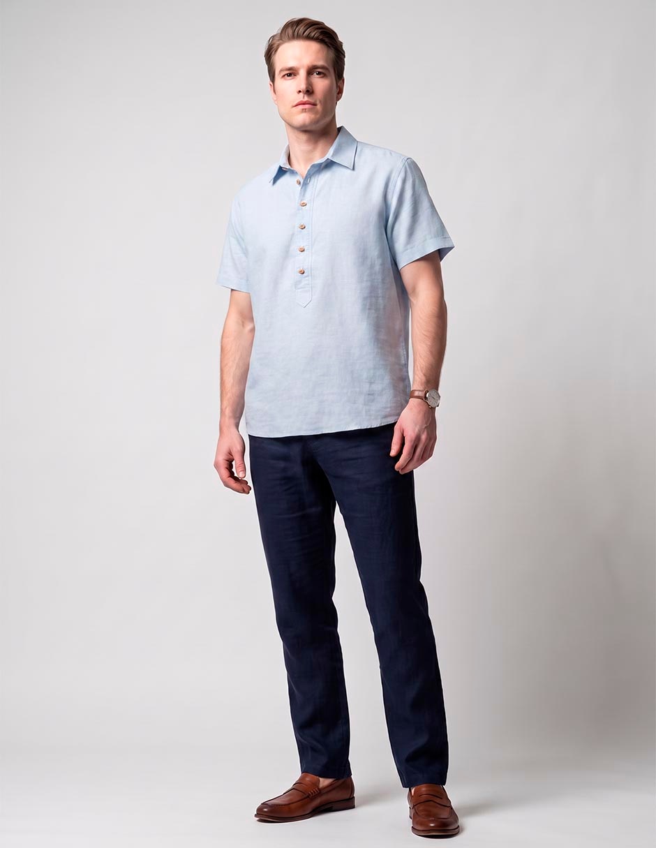 Camisa casual manga corta para hombre Camisa casual manga corta para hombre