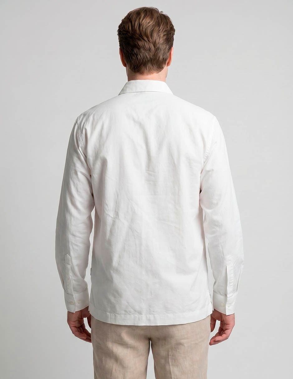 Guayabera manga larga para hombre 2