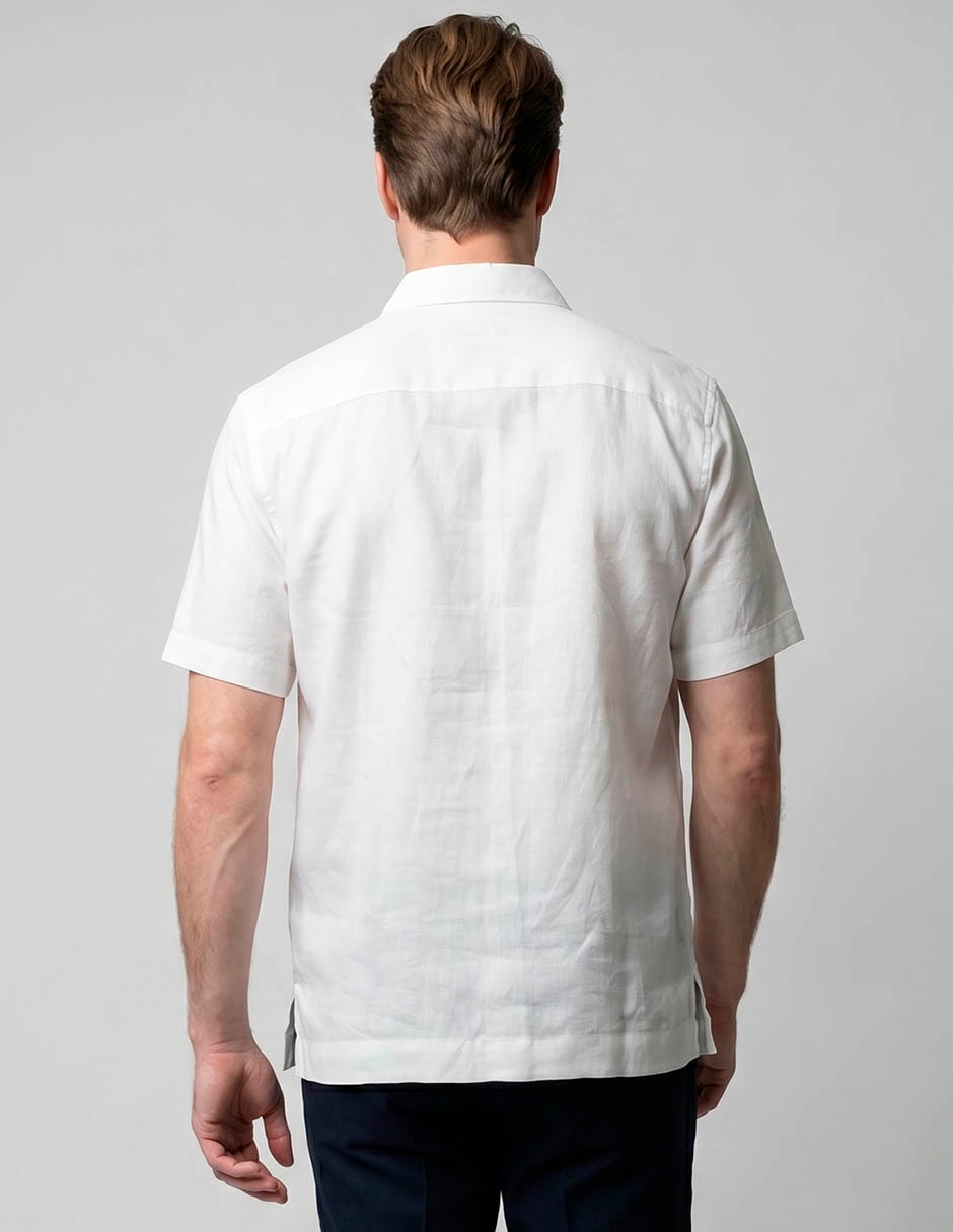 Guayabera manga corta para hombre 2