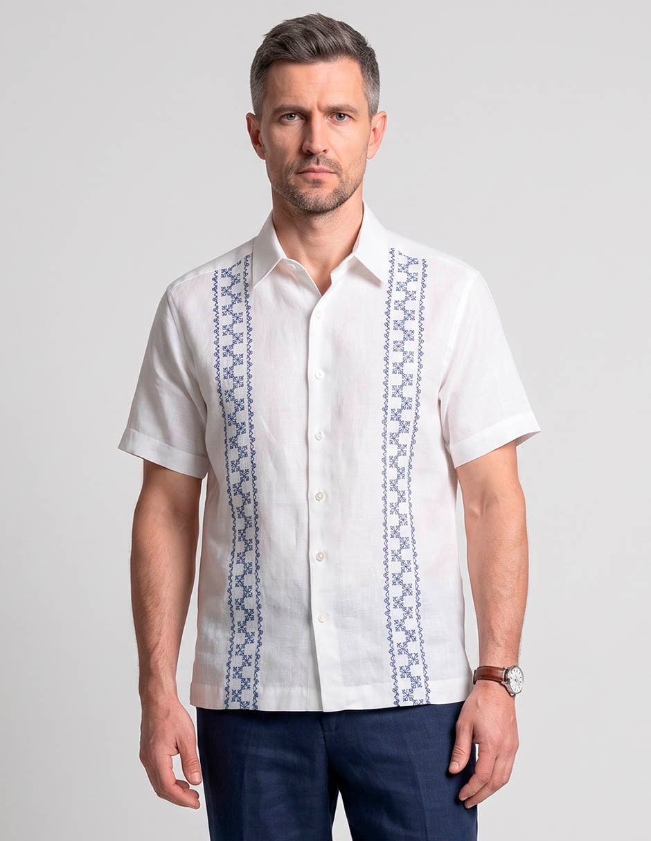 Guayabera manga corta para hombre Guayabera manga corta para hombre