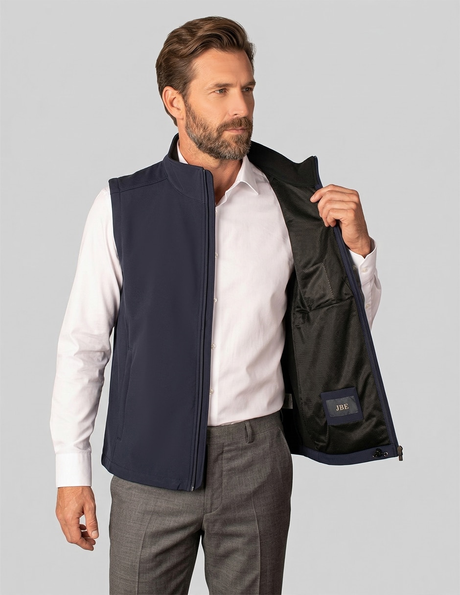 Chaleco jbepoliéster con bolsillos para hombre