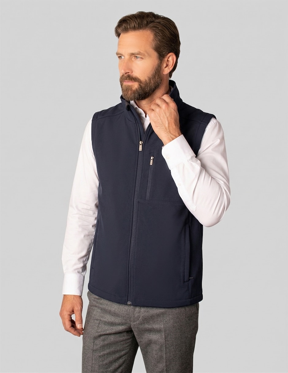 Chaleco jbepoliéster con bolsillos para hombre Chaleco jbepoliéster con bolsillos para hombre